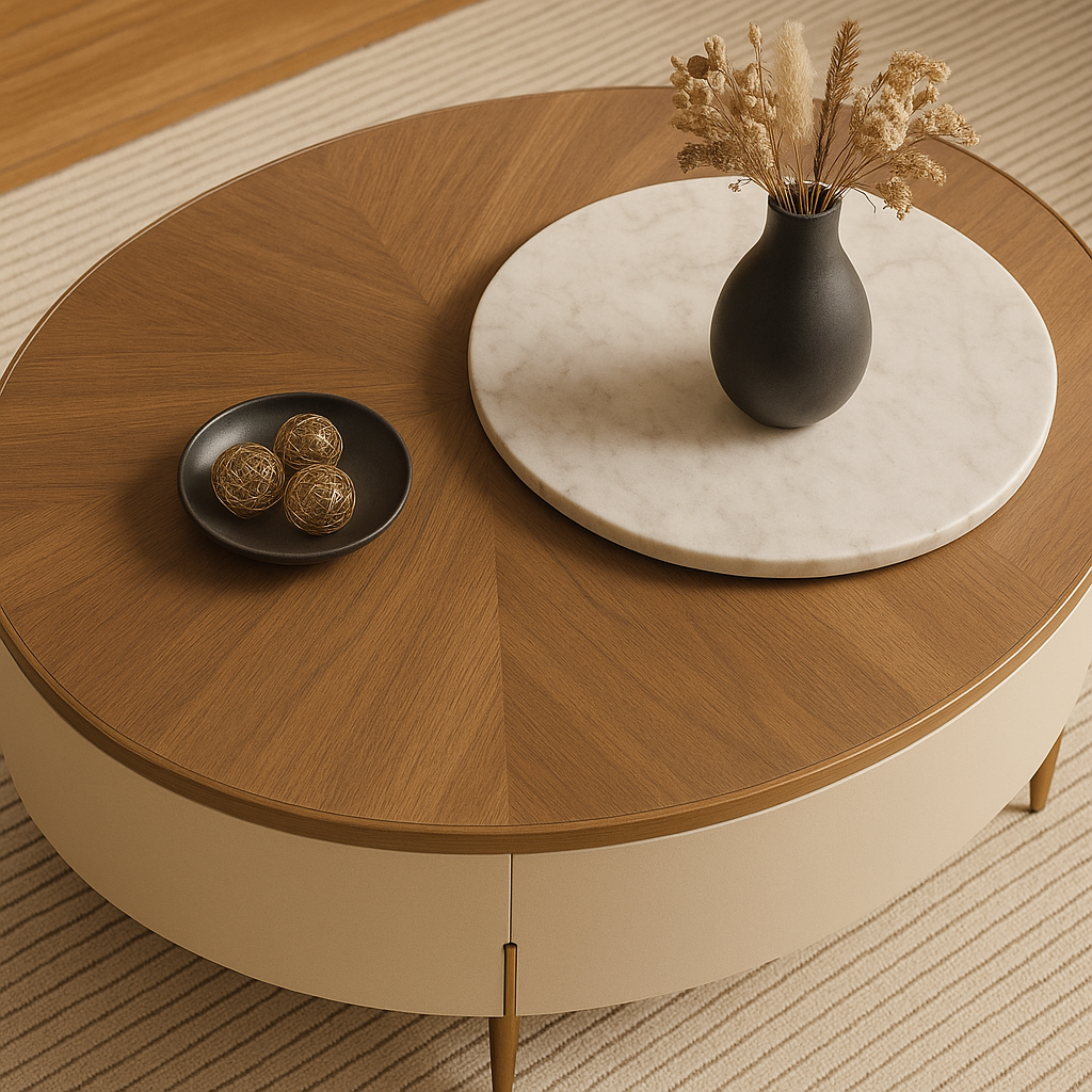 Walnut Wood Coffee Table