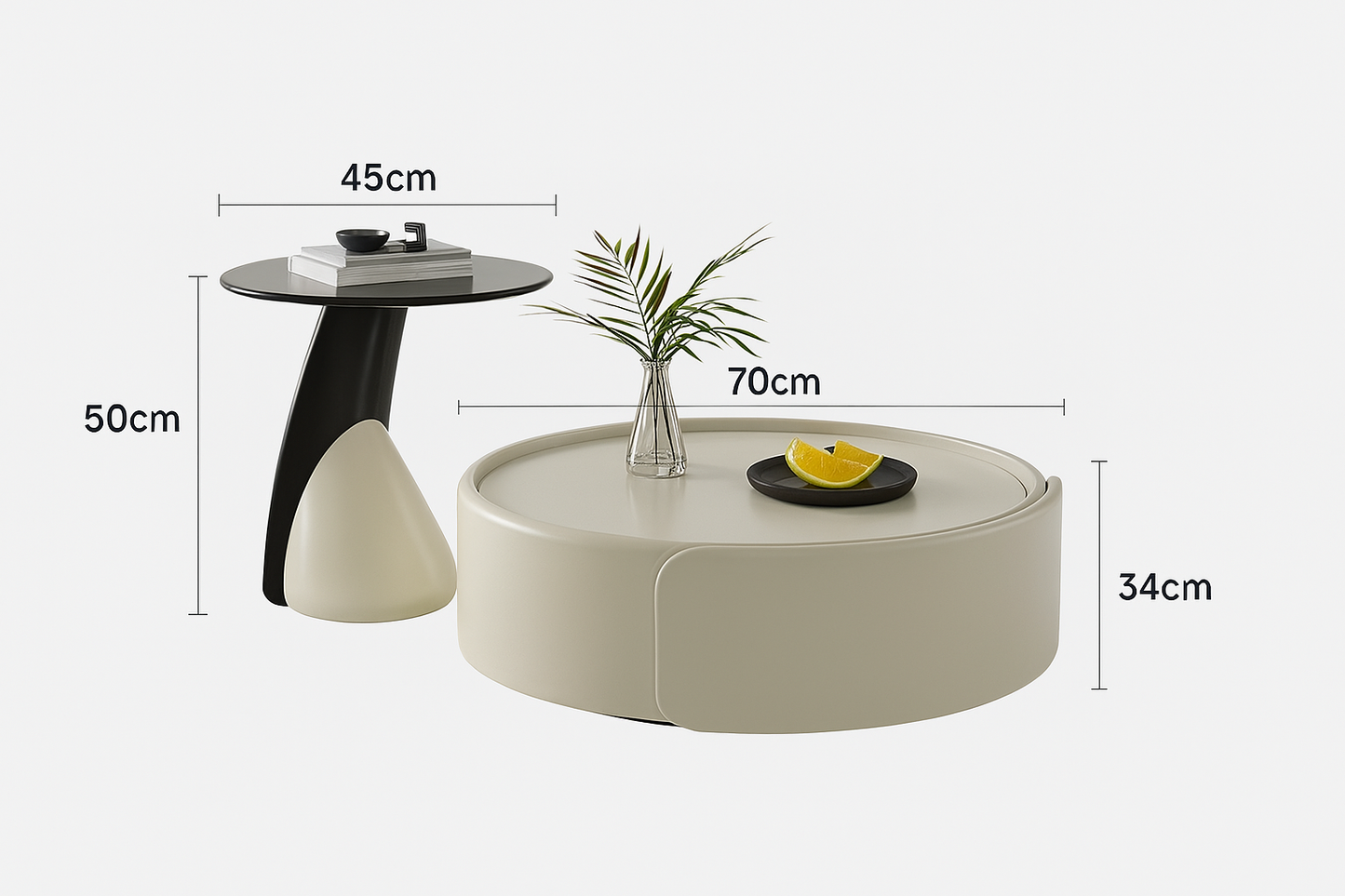 Cream French Coffee Table