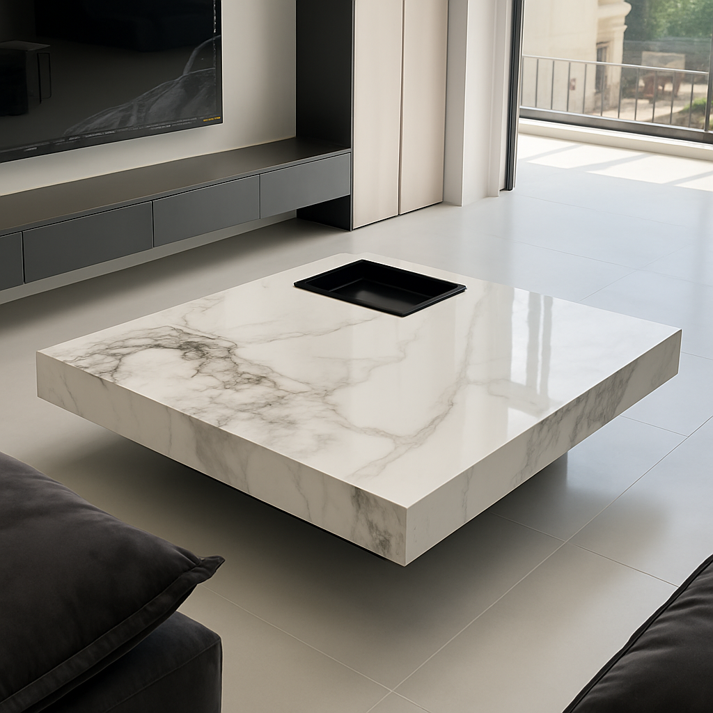 Block Marble Table