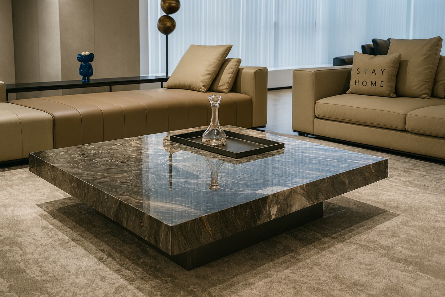 Block Marble Table