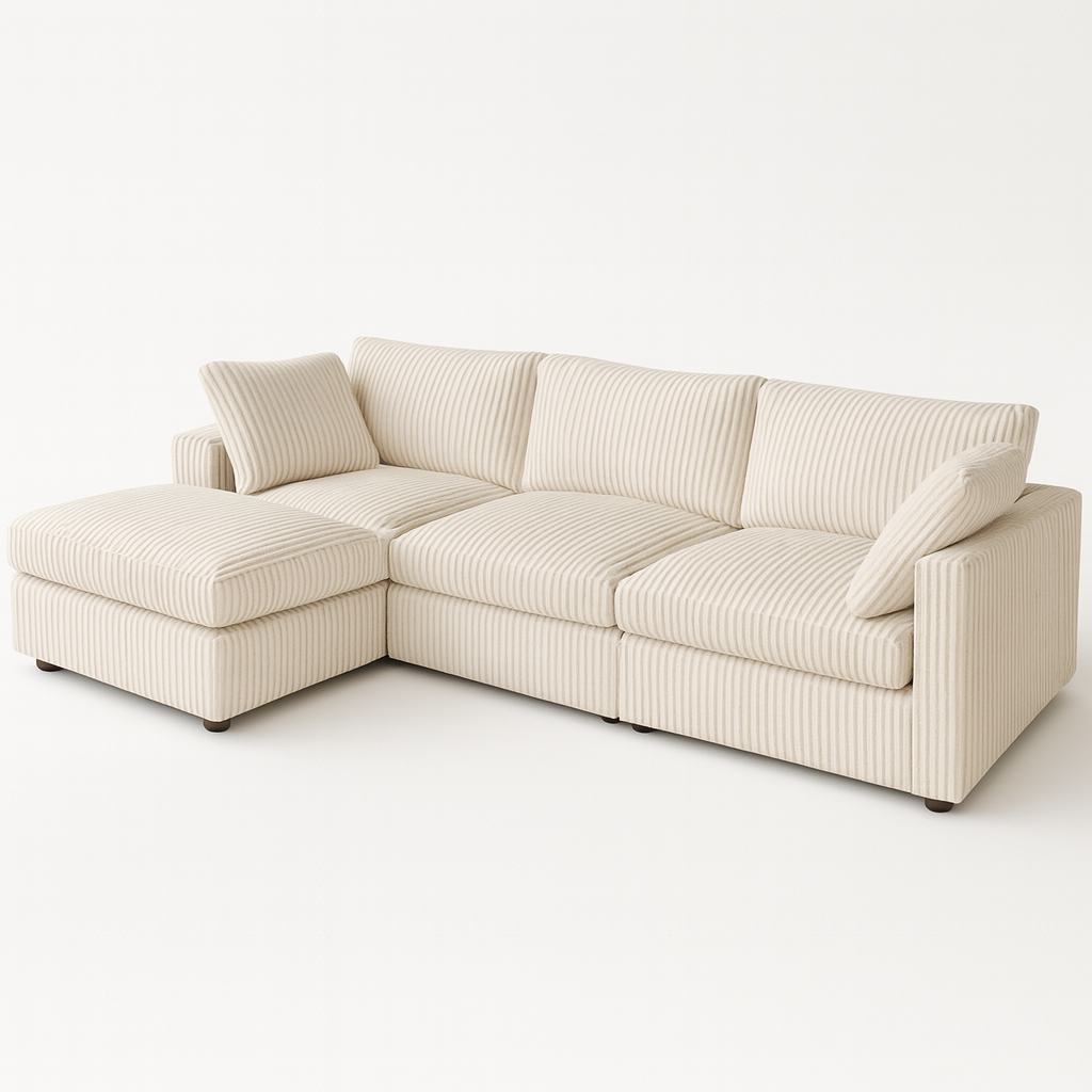 Solenne Corduroy Modular Sectional Sofa