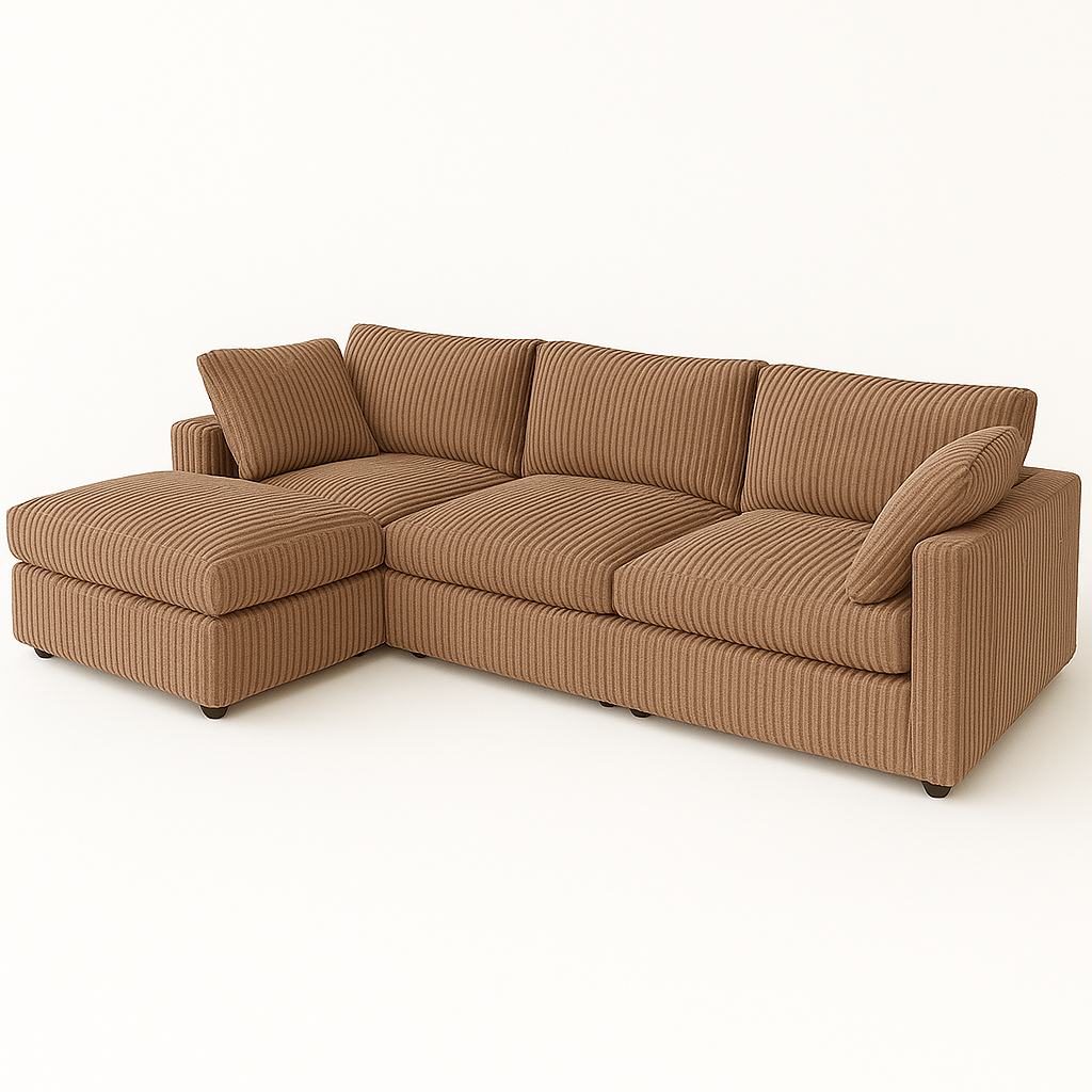 Solenne Corduroy Modular Sectional Sofa