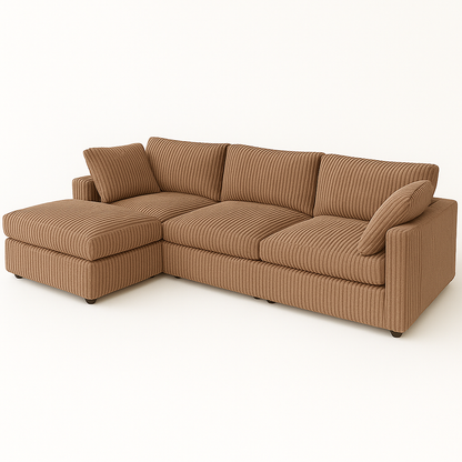 Solenne Corduroy Modular Sectional Sofa