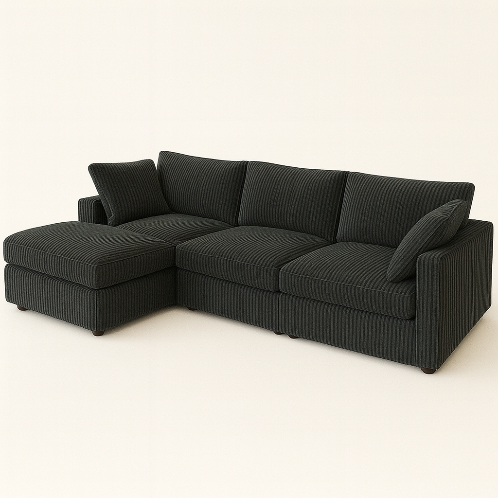 Solenne Corduroy Modular Sectional Sofa