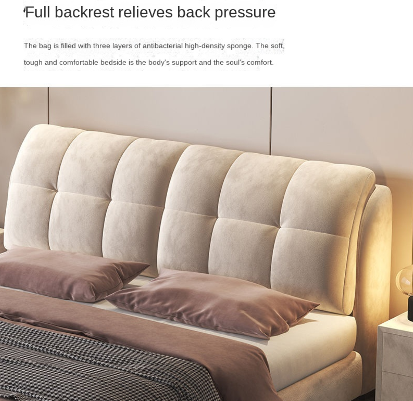 Velvet Upholstered Bed Frame